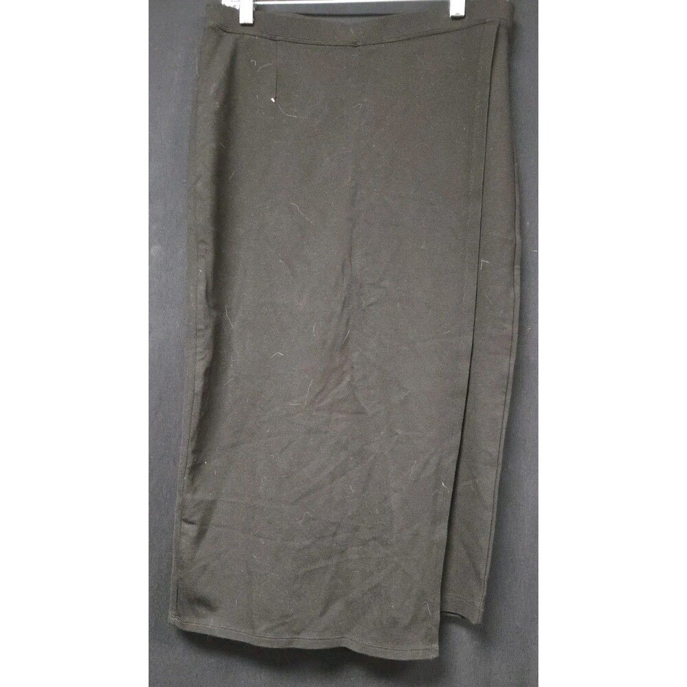 Betabrand Sassiest Skirted Pants Women’s Size Large Pull On Crop Midi Stretch